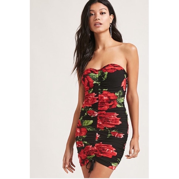 floral tube dress